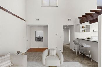 Warm and inviting living room